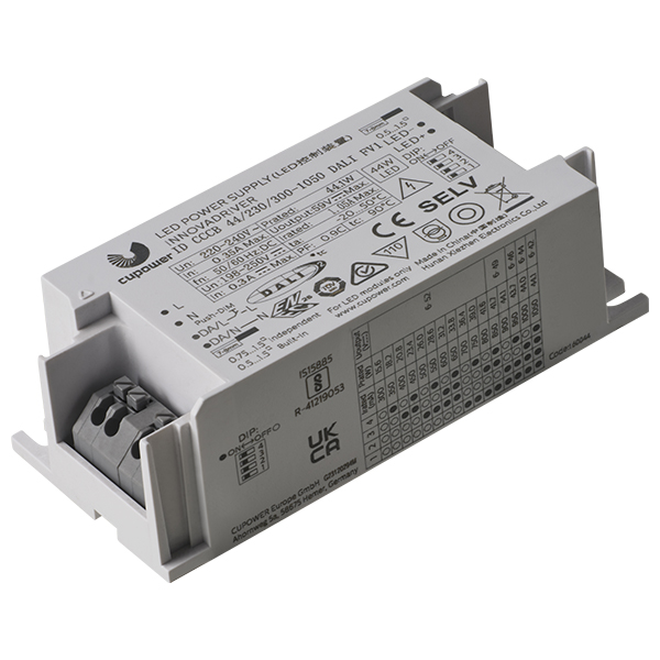 Constant Current 700-1050mA DALI Dimmable Driver (Requires Additional 15123 Strain Relief)